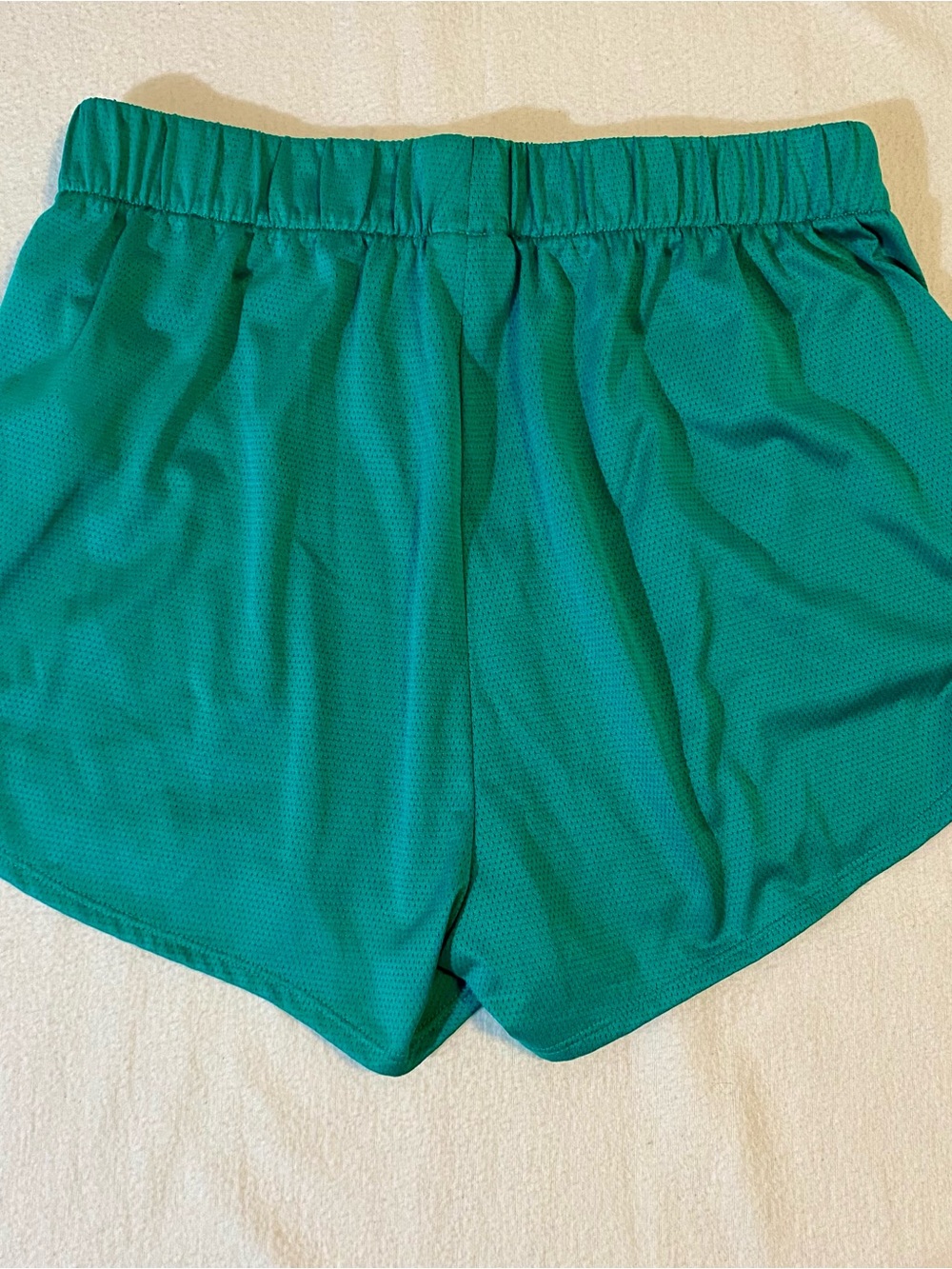 Gymshark Training Shorts Mesh Women’s Small Green Loose Fit Athletic Running - Picture 3 of 4